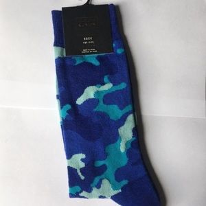 Men’s Blue Camo Socks - NWT
